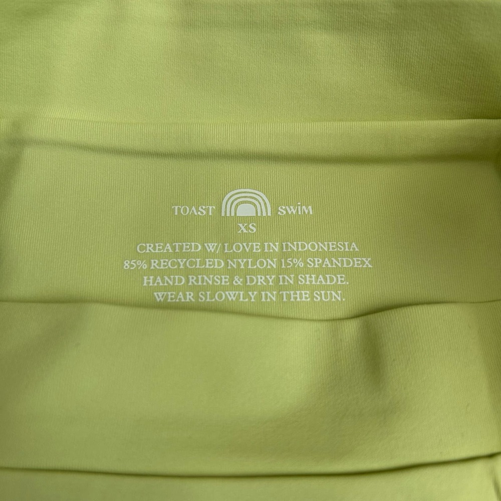 Toast Swim Signature High Waisted Bottom - Lily‎ - XS - New With Tags - Picture 3 of 6